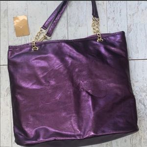 KKW purple tote. BRAND NEW WITH TAGS!